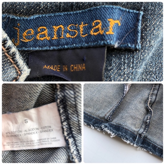 Jeanstar cropped and distressed denim jacket - Picture 10 of 10